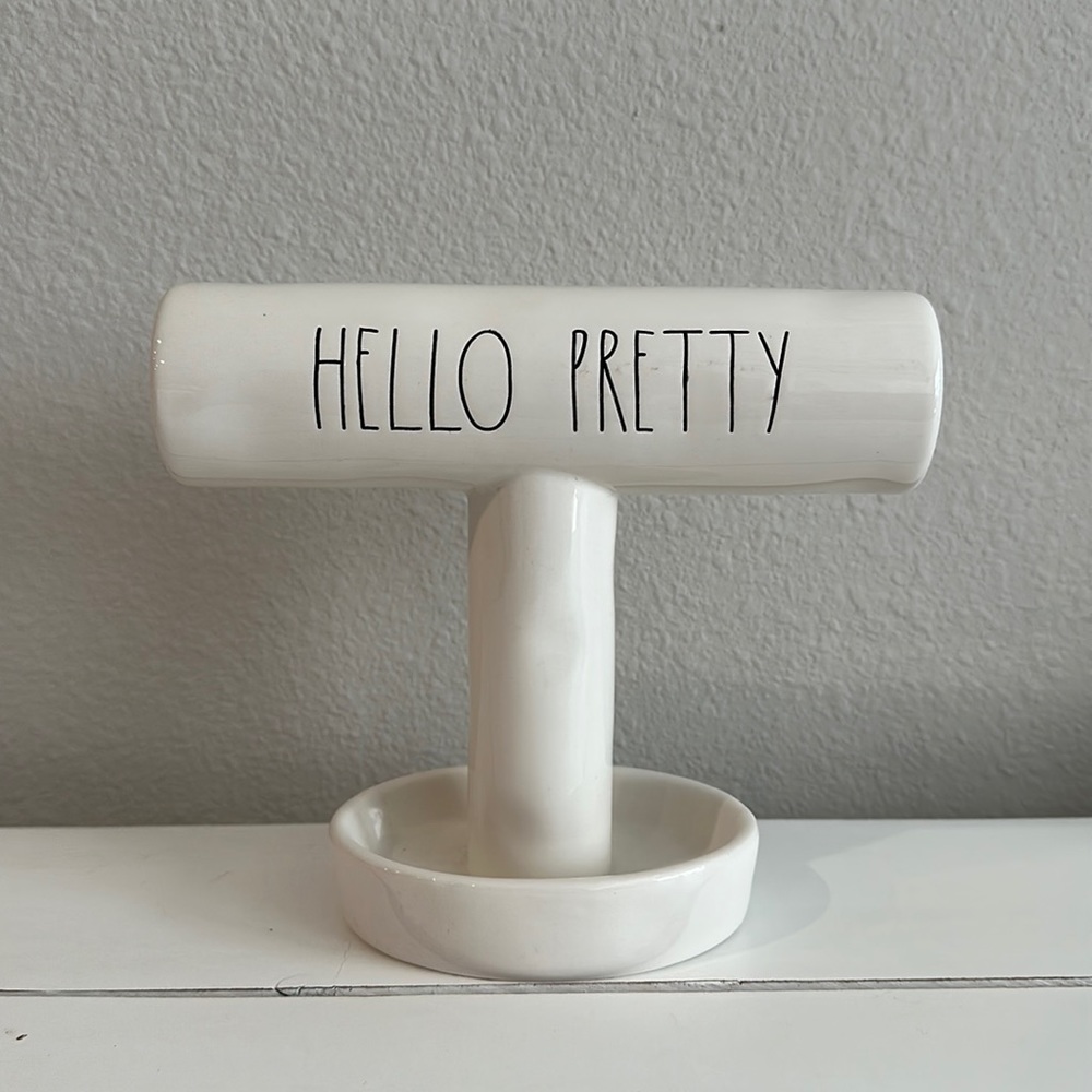Rae Dunn - Hello Pretty jewelry holder